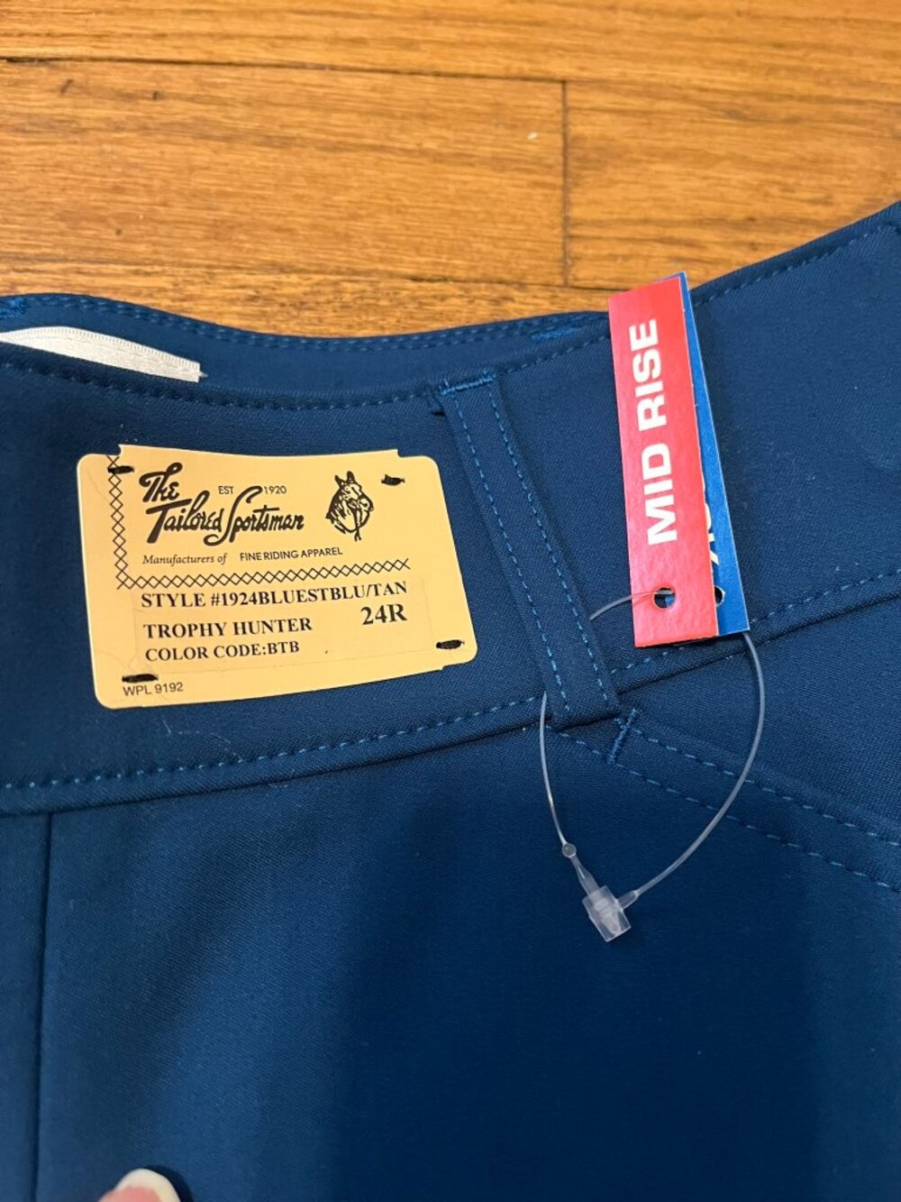 Tailored Sportsman Side Zip Breeches with Sock Bottom.